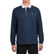 United Colors of Benetton Men's Long Sleeve Rugby Sweater - Navy