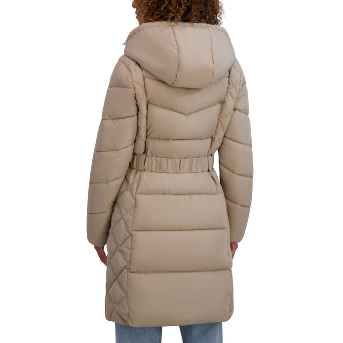 Andrew Marc Women's Belted Long Jacket