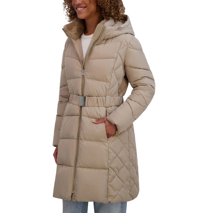 Andrew Marc Women's Belted Long Jacket