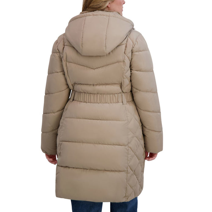 Andrew Marc Women's Belted Long Jacket