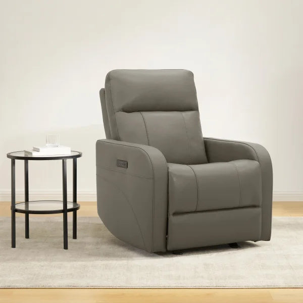 Gilman Creek – Top-grain Leather Rocker Power Recliner with Power Headrest