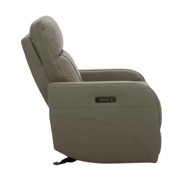 Gilman Creek – Top-grain Leather Rocker Power Recliner with Power Headrest