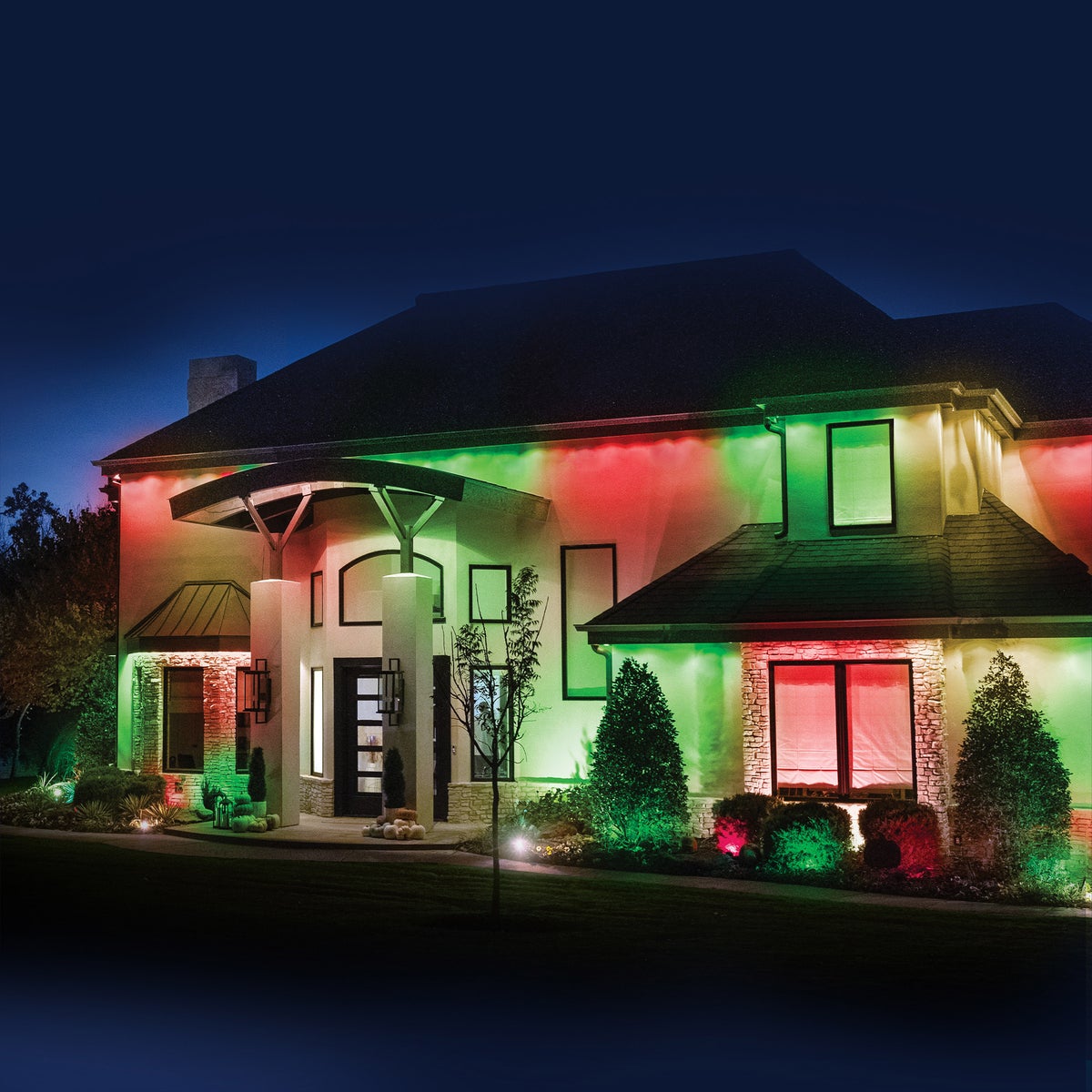Enbrighten Eternity Smart Eave Permanent Outdoor Lights with 72 RGBWIC LEDs, 100 ft.