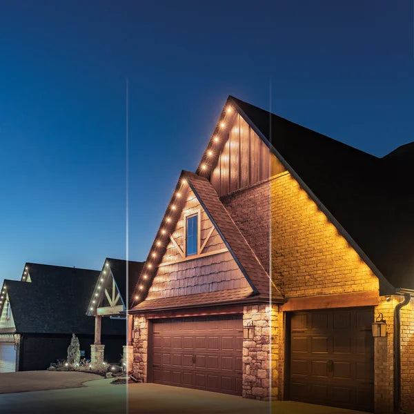 Enbrighten Eternity Smart Eave Permanent Outdoor Lights with 72 RGBWIC LEDs, 100 ft.