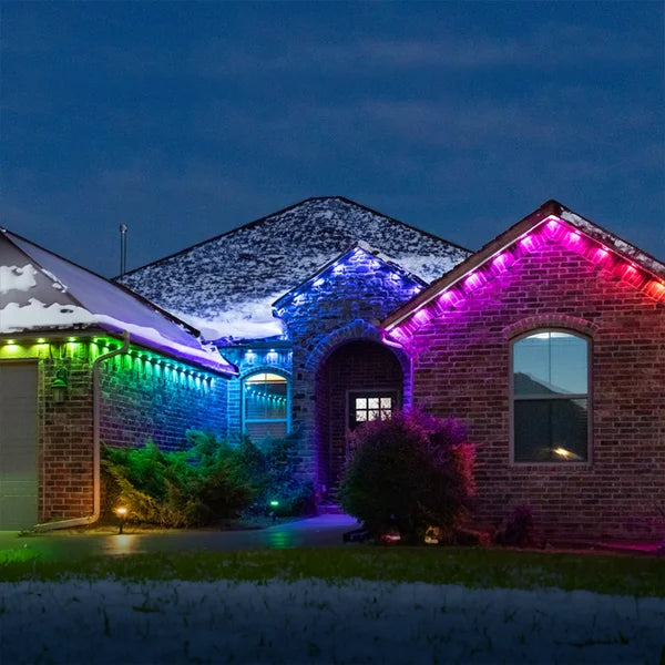 Enbrighten Eternity Smart Eave Permanent Outdoor Lights with 72 RGBWIC LEDs, 100 ft.