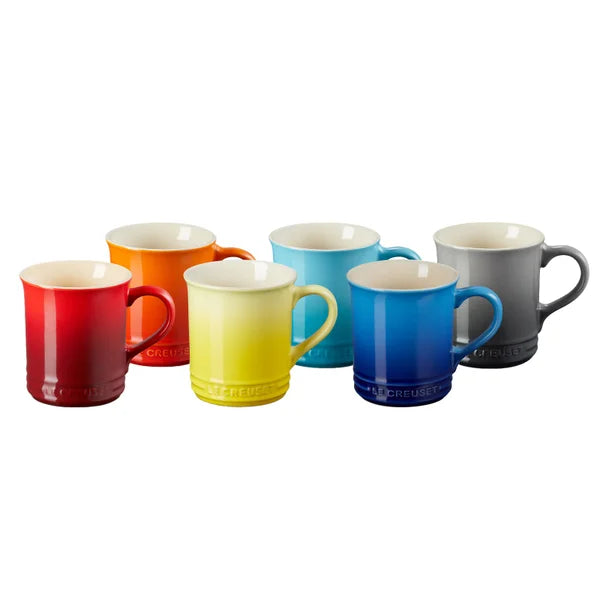 Le Creuset Rainbow Classic Mugs, 6-pack
