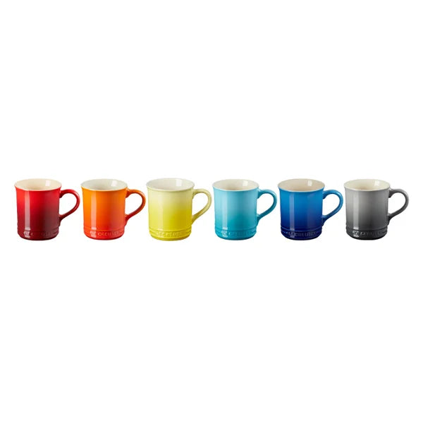 Le Creuset Rainbow Classic Mugs, 6-pack