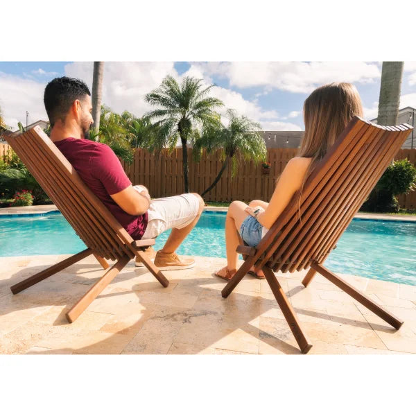 Melino Wooden Outdoor Folding Chair