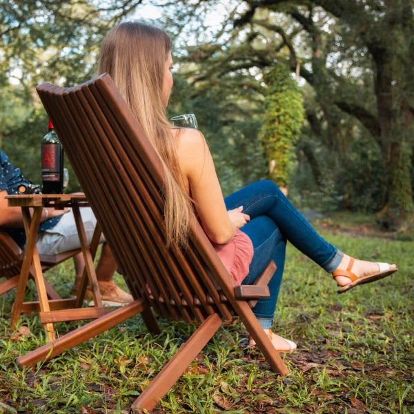 Melino Wooden Outdoor Folding Chair
