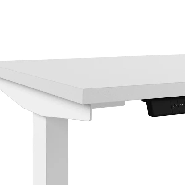 Bestar Viva 120.9 cm (47.6 in.) Height Adjustable Desk with Bookcase