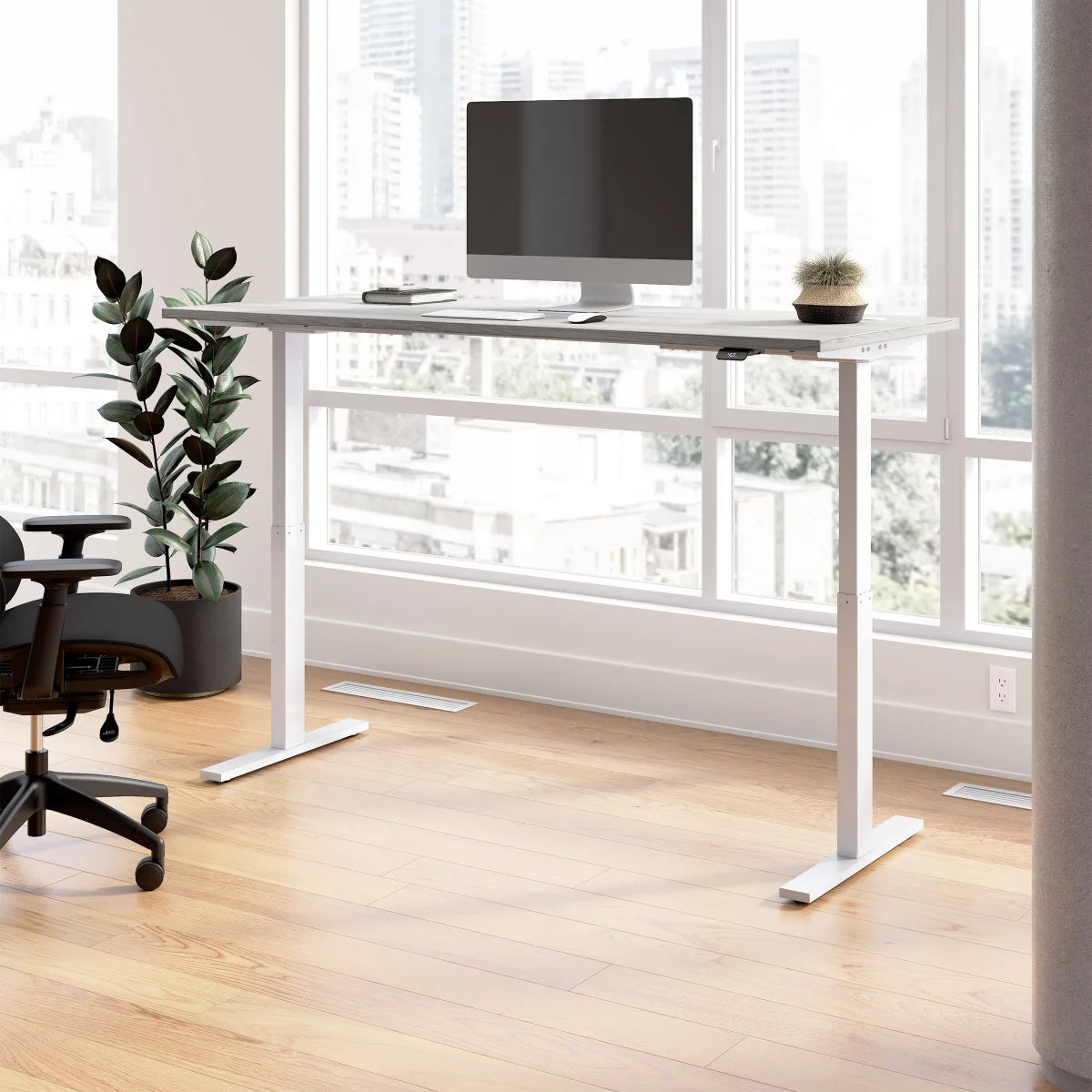 Office Pro Amplify 180.3 cm x 74.7 cm (71 in. x 29.4 in.) Height Adjustable Desk