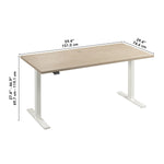 Office Pro Amplify 150.9 cm x 74.7 cm (59.4 in. x 29.4 in.) Height Adjustable Desk