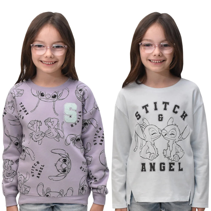 Licensed Kids Crewneck Shirt, 2-pack