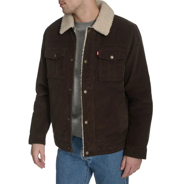Levi's Men's Sherpa Lined Cord Jacket