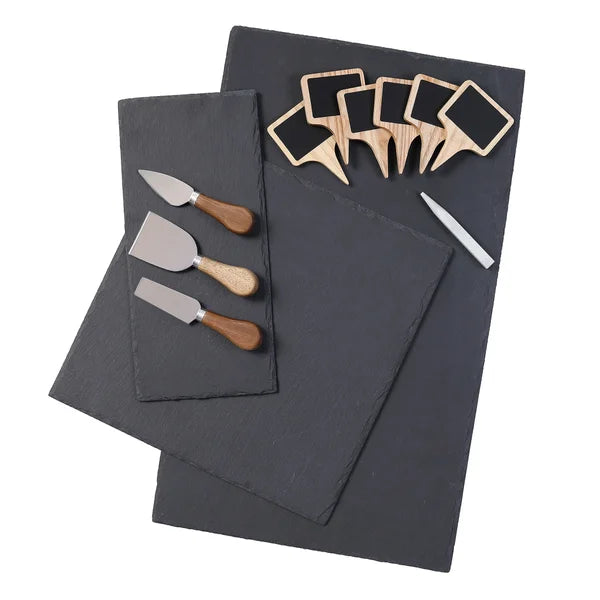 BirdRock Home Slate Charcuterie Serving Set, 13-pieces