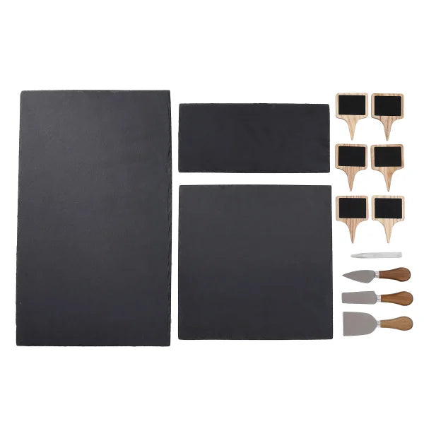 BirdRock Home Slate Charcuterie Serving Set, 13-pieces