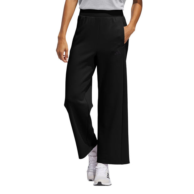 adidas Women's Lifestyle Wide Leg Pants - Black