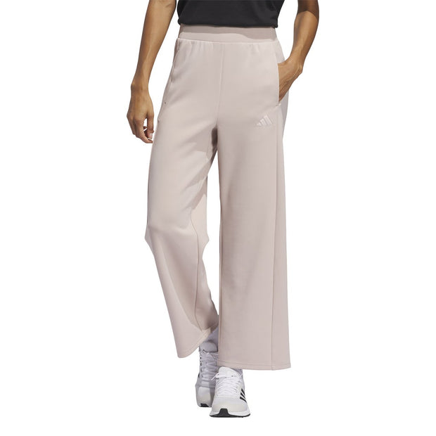 adidas Women's Lifestyle Wide Leg Pants - Taupe