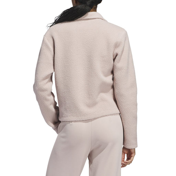 adidas Women's Fleece Full Zip Sherpa Jacket