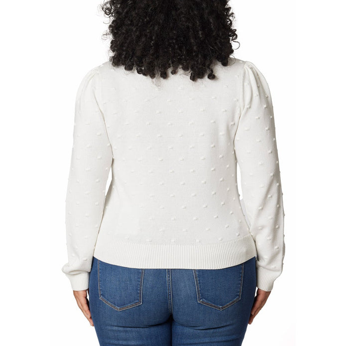 Draper James Women's Textured Long Sleeve Sweater