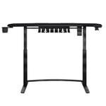 Tresanti Hyperion 120.1 cm (47.3 in.) Adjustable Height Desk with LED Lighting