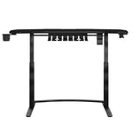 Tresanti Hyperion 120.1 cm (47.3 in.) Adjustable Height Desk with LED Lighting