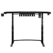 Tresanti Hyperion 120.1 cm (47.3 in.) Adjustable Height Desk with LED Lighting