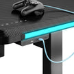 Tresanti Hyperion 120.1 cm (47.3 in.) Adjustable Height Desk with LED Lighting