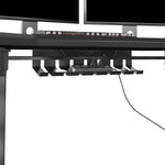 Tresanti Hyperion 120.1 cm (47.3 in.) Adjustable Height Desk with LED Lighting