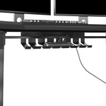 Tresanti Hyperion 120.1 cm (47.3 in.) Adjustable Height Desk with LED Lighting