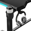 Tresanti Hyperion 120.1 cm (47.3 in.) Adjustable Height Desk with LED Lighting