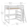 Bayside Furnishings Brooks Loft Bed