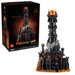 LEGO Icons Lord of the Rings Barad-dûr Building Set with Bonus NINJAGO Cole’s Titan Dragon Mech