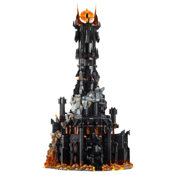 LEGO Icons Lord of the Rings Barad-dûr Building Set with Bonus NINJAGO Cole’s Titan Dragon Mech