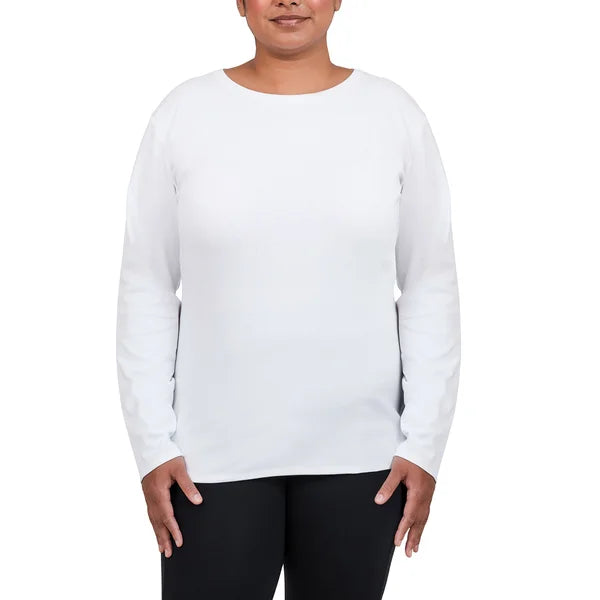 United Colors of Benetton Women’s Long Sleeve Supima Cotton Tee