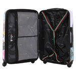 Tucci - Art Print 3-piece Hardside Expandable Spinner Luggage Set