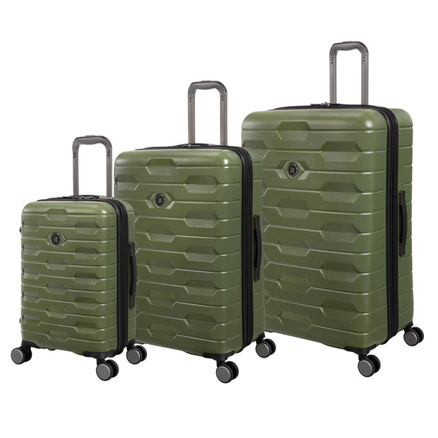 It Luggage Erudite 3-Piece Hardside Luggage Set - Green
