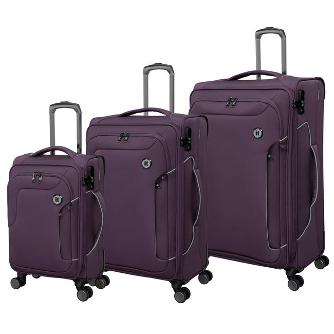 It Luggage Teleported 3-Piece Softside Luggage Set
