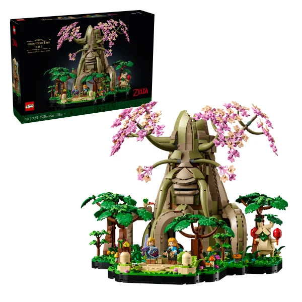 LEGO The Legend of Zelda Great Deku Tree 2-in-1 Building Set with Bonus LEGO Harry Potter Hogwarts Castle: Flying Lessons