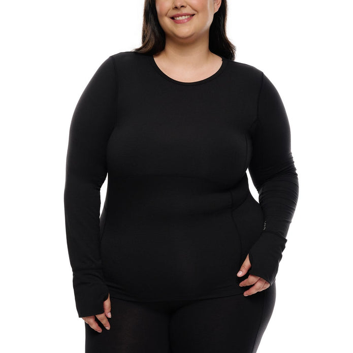Lolë Women’s Merino-Blend Baselayer Top - Black