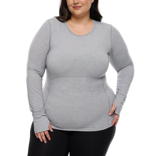 Lolë Women’s Merino-Blend Baselayer Top - Grey