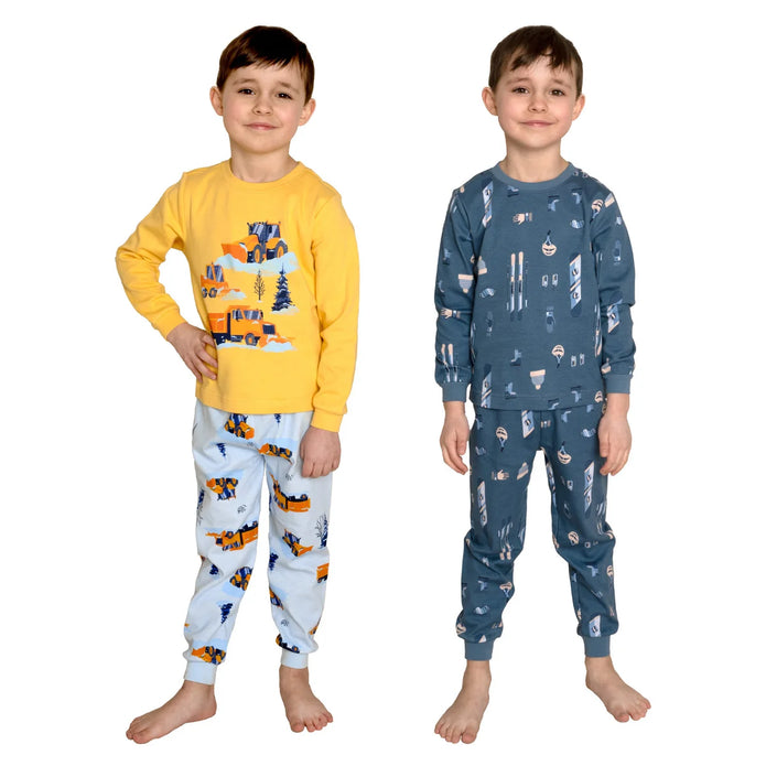 Pekkle Kids Organic Cotton Pajamas, 2-pack