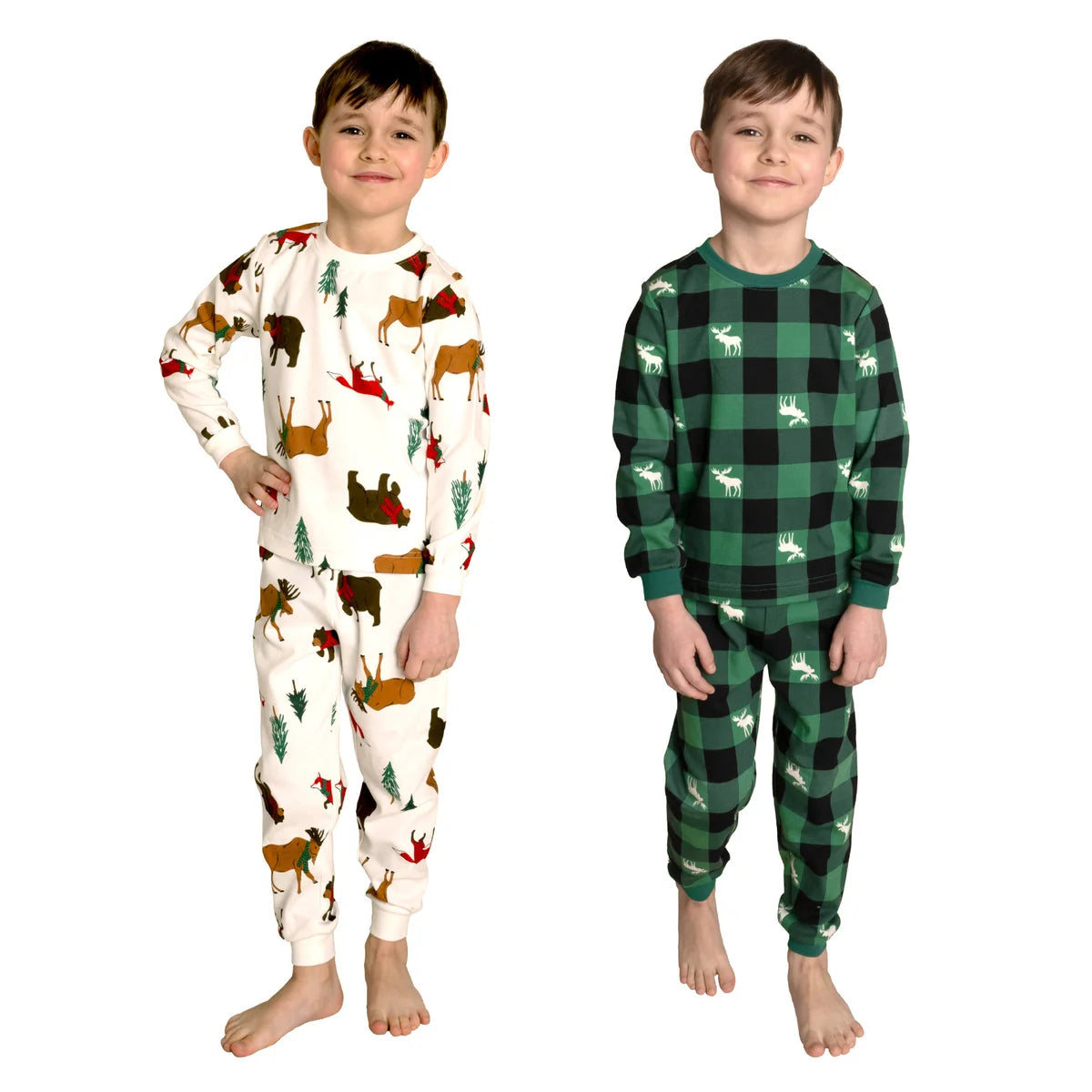 Pekkle Kids Organic Cotton Pajamas, 2-pack