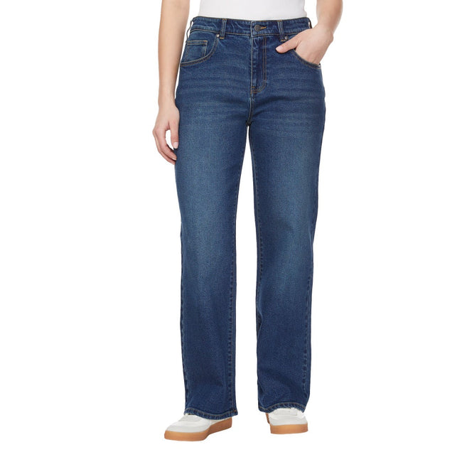 Buffalo Women's High Rise Wide Leg Jean