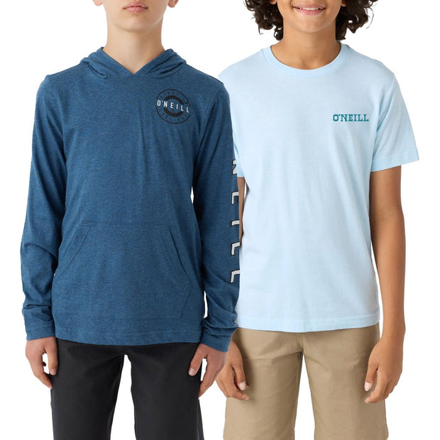 O'Neill Boys Hoodie and T-Shirt Set - Blue