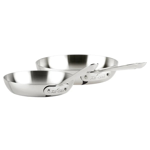 All-Clad D3 Stainless Steel 3-ply Skillet Set, 2-pieces