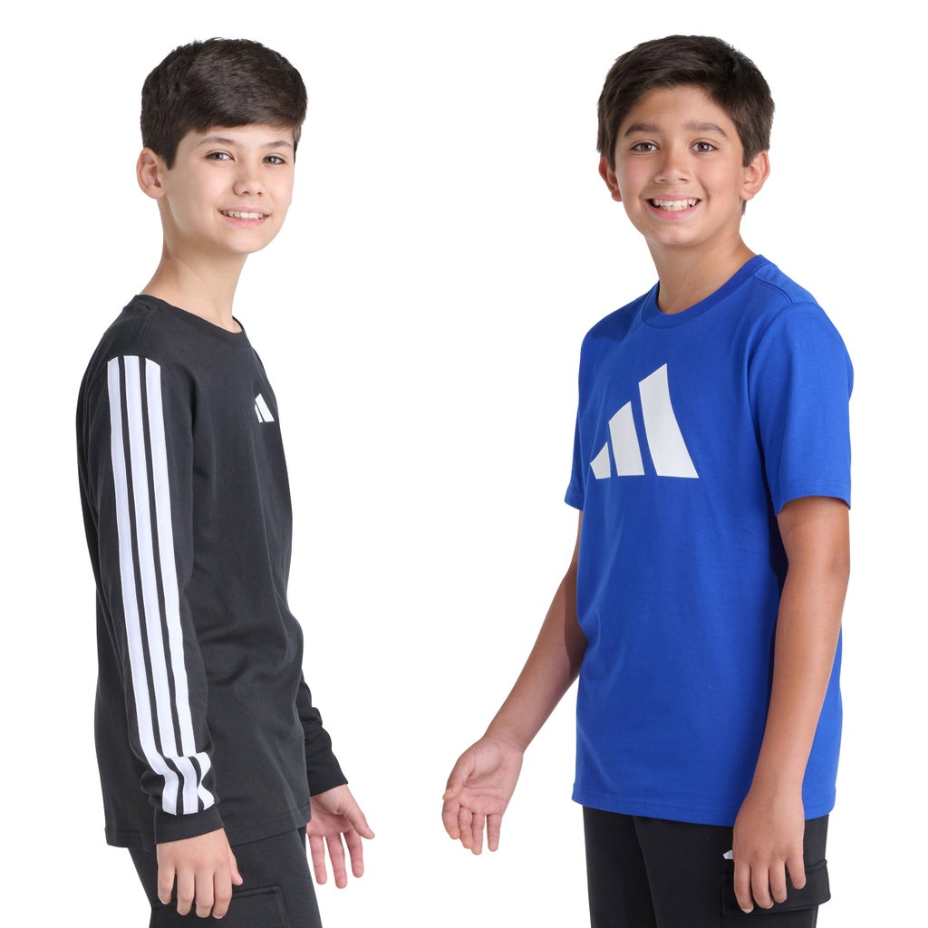 adidas Boys Long Sleeve and Short Sleeve Set