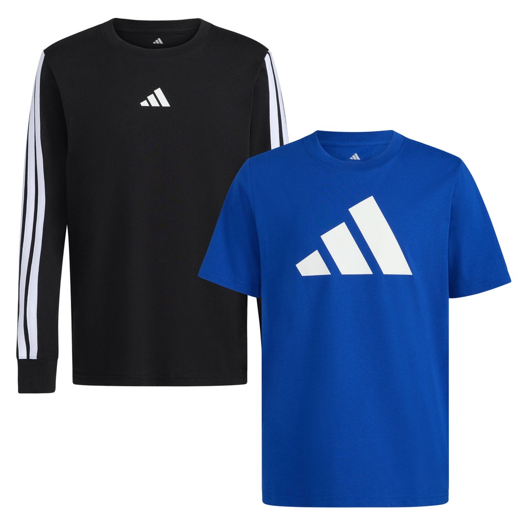 adidas Boys Long Sleeve and Short Sleeve Set