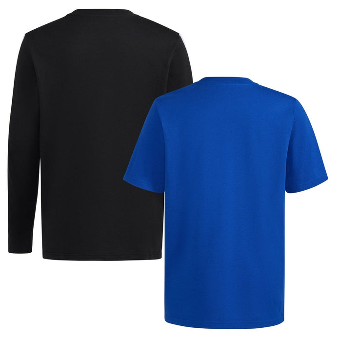 adidas Boys Long Sleeve and Short Sleeve Set