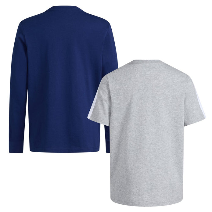 adidas Boys Long Sleeve and Short Sleeve Set